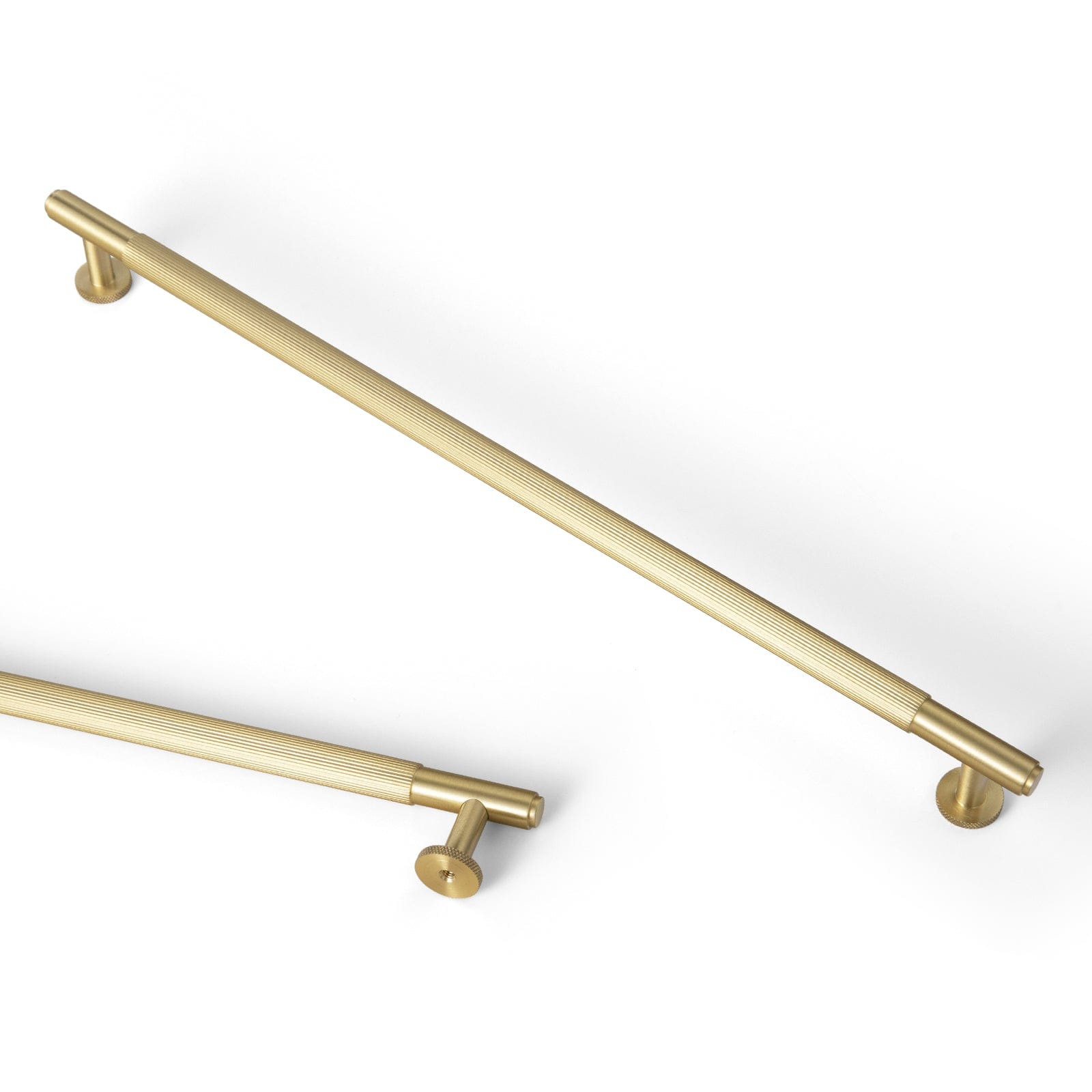 Solid Brass Cabinet Handle Drawer Pulls Brushed Brass Bar Pull Kitchen ...